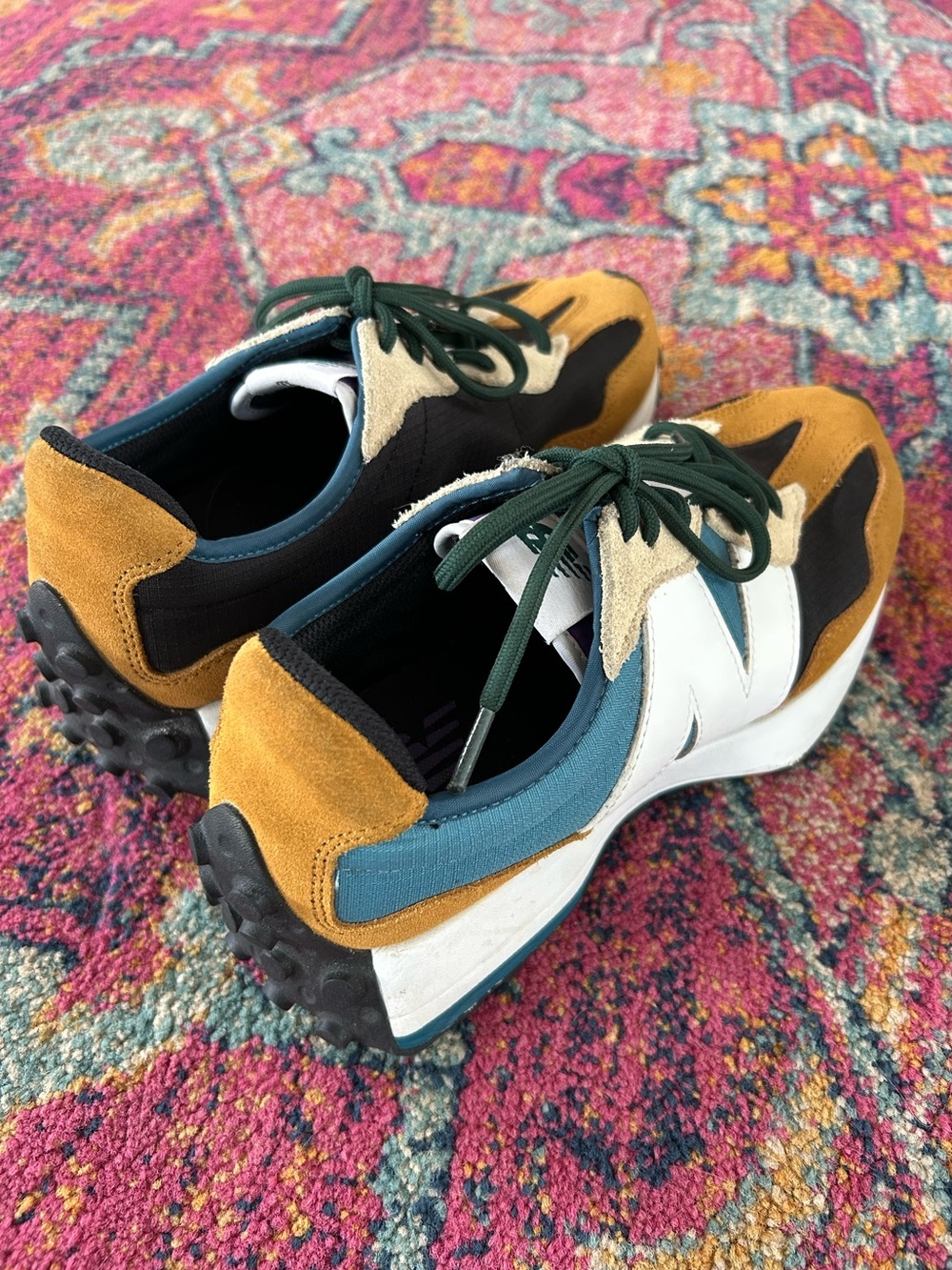 New Balance | Women’s Brown/Teal ‘Workwear Moonstone’ 327 Lace Up Sneakers Sz 10 - Picture 11 of 16